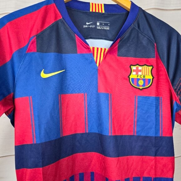 Nike FC BARCELONA 20TH ANNIVERSARY Stadium Jersey Womens M Slim Fit 943018-456 - Picture 4 of 6